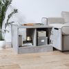 vidaXL Coffee Table Concrete Grey 50x50x36 cm Engineered Wood