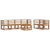 vidaXL Outdoor Sofa Set 7 pcs Natural Solid Acacia Wood