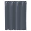 vidaXL Blackout Curtains with Rings 2 pcs Anthracite 140 x 140 cm