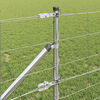 vidaXL Fence Post Galvanized 100 x 0.8 m Steel