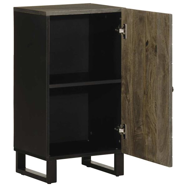 vidaXL Sideboard Black 40x33x75 cm Solid Wood Mango