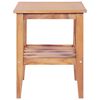 vidaXL Coffee Table 40x40x50 cm Square Solid Teak