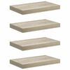 vidaXL Floating Wall Shelves 4 pcs Oak 40x23x3.8 cm MDF