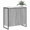 vidaXL Side Cabinet Grey Sonoma 79 x 36 x 75 cm Engineered Wood