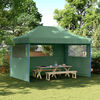 vidaXL Party Tent Folding Green 279 x 410 x 315 cm Oxford Fabric