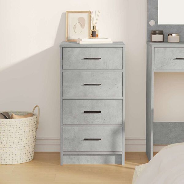 vidaXL Sideboard Concrete grey 40 x 41 x 75 cm Engineered wood