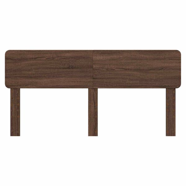 vidaXL Headboard Brown Oak 200 cm Engineered wood