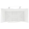vidaXL Paper Bags 50 pcs with Handles White 32x17x44 cm