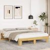 vidaXL Bed Frame without Mattress 160x200 cm Solid Wood Oak