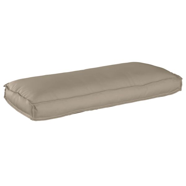 vidaXL Pallet Cushion for suitable for Seat / Backrest with Pillow Taupe