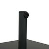 vidaXL Parasol Base Black 45 x 45 x 31.5 cm