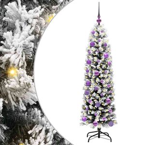 vidaXL Artificial Christmas Tree with 150 LEDs with Stand Green 150 cm