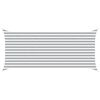 vidaXL Sun Shade Sail Light Grey and White 4,5 x 2 m