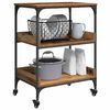 vidaXL Kitchen Trolley Old Wood 60 x 41 x 80.5 cm Engineered Wood