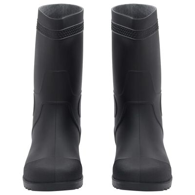 vidaXL Rain Boots Black Size 41 PVC