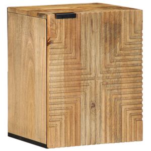 vidaXL Bathroom Hanging Cabinet Brown 38x33,5x48 cm Solid Wood Mango