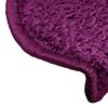vidaXL Stair Mats 10 pcs 65x21x4 cm Violet Half Round Large
