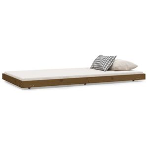 vidaXL Bed Frame without Mattress Honey Brown 80x200 cm Solid Wood Pine