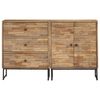 vidaXL Sideboard Set 2 Pieces Reclaimed Teak Wood