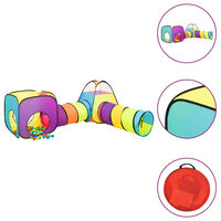 vidaXL Children Play Tent with 250 Balls Multicolour 190x264x90 cm