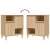vidaXL Sideboards 3 pcs Sonoma Oak 60x35x70 cm Engineered Wood