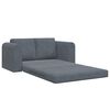vidaXL Sofa Bed Dark Grey 148 x 71 x 83 cm Velvet