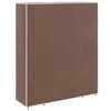 vidaXL Fabric Wardrobe with Compartments and Rods 45x150x176 cm Brown
