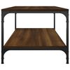 vidaXL Coffee Table Brown Oak 100x50x40 cm Engineered Wood