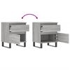 vidaXL Bedside Cabinets 2 pcs Grey Sonoma 40x35x50 cm Engineered Wood