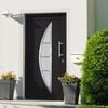 vidaXL Front Door Anthracite 98x208 cm