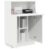vidaXL Desk with Shelf White 71.5 x 31.5 x 106.5 cm Engineered Wood