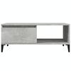 vidaXL Coffee Table Concrete Grey 90x50x36.5 cm Engineered Wood