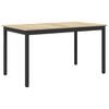vidaXL Dining Tables 140 x 80 x 75 cm Engineered Wood Sonoma Oak