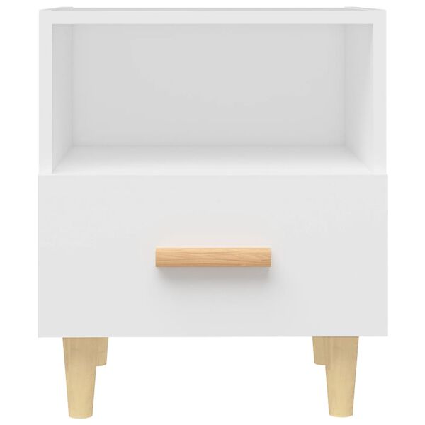 vidaXL Bedside Cabinets 2 pcs White 40x35x47 cm