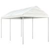vidaXL Gazebo with Roof White 4,46x2,28x2,69 m Polyethylene