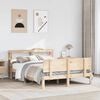vidaXL Bed Frame with Headboard without Mattress 160x200 cm