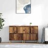 vidaXL Sideboards 2 pcs Old Wood 60 x 35 x 70 cm Engineered Wood