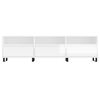 vidaXL TV Cabinet High Gloss White 150x30x44.5 cm Engineered Wood