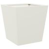 vidaXL Garden Planter White 40x40x40 cm Steel