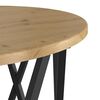 vidaXL Side Table 2 pcs Artisan Oak Engineered Wood and Steel