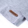 Kids' T-shirt with Long Sleeves Grey Melange 116