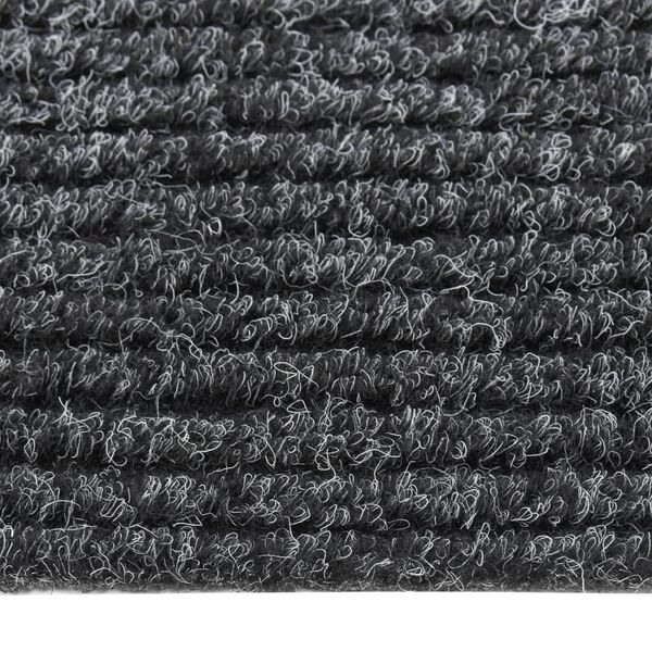 vidaXL Dirt Trapper Carpet Runner 100x100 cm Anthracite