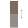 vidaXL Roller Blind Blackout Coffee 60x175 cm Fabric Width 55.7 cm Polyester