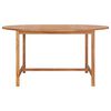 vidaXL Dining Table | Natural Teak | Solid Teak Wood | Large | Heavy Duty