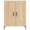 vidaXL Highboard Sonoma Oak 69.5x34x180 cm Engineered Wood