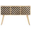 vidaXL Sideboard 118x35x75 cm Solid Mango Wood