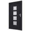 vidaXL Front Door Anthracite 98x190 cm PVC