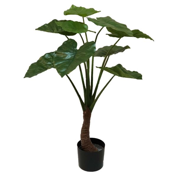 Emerald Artificial Alocasia Tree 90 cm in Pot