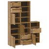 vidaXL Side Cabinets 5 pcs ODDA 40x24x79 cm Solid Wood Pine