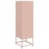 vidaXL Highboard Pink 36x39x123 cm Steel